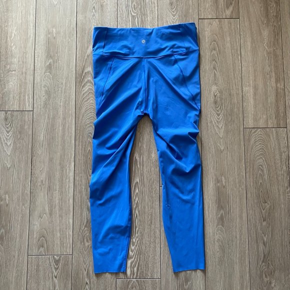 lululemon | 2020 Free to Speed High-Rise Tight 25" Wild Bluebell - Size 10 - Picture 4 of 10
